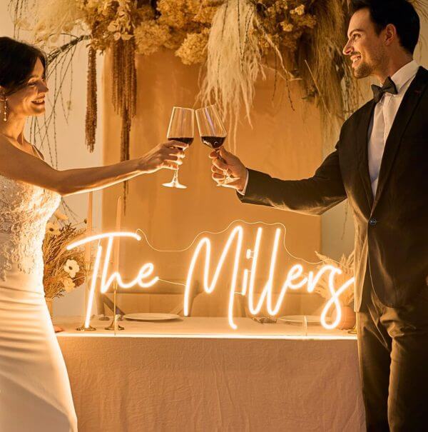 Custom Neon Sign, Custom LED Neon Sign Customizable for Wedding Bar Salon Beauty Business Light Up Name Sign, Personalized Neon Light Suitable for Events Birthday Gifts Decorations - Image 5